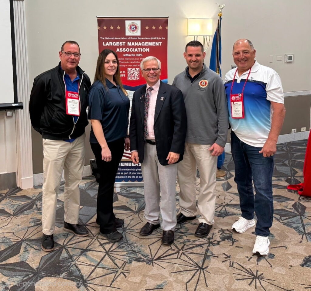 Jim Bourque, Alison Peter, Former Naps Natiional President Brian Wagneer, Shaun Branch and Victor Giorgio